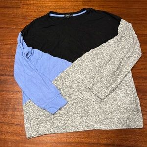 Gibsonlook colorblock sweatshirt size l